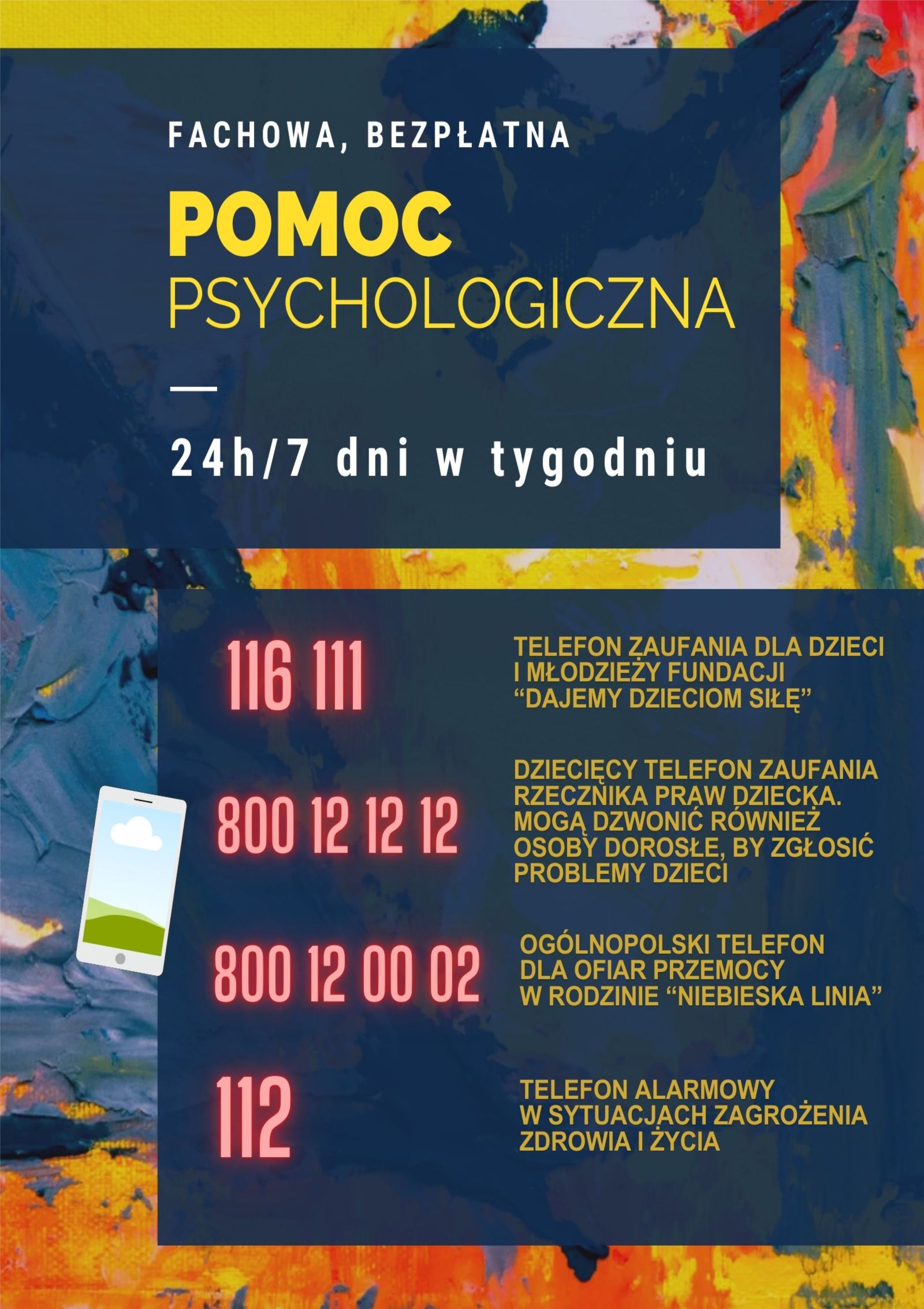 Fachowa, bezpłatna pomoc psychologiczna